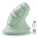 Micropack MP-V03W USB-C USB-A Dual Receiver Vertical Wireless Mouse
