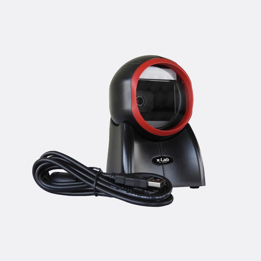 xLab XBS-O60 Wired 2D Table Top Barcode Scanner, Omni Directional Reading