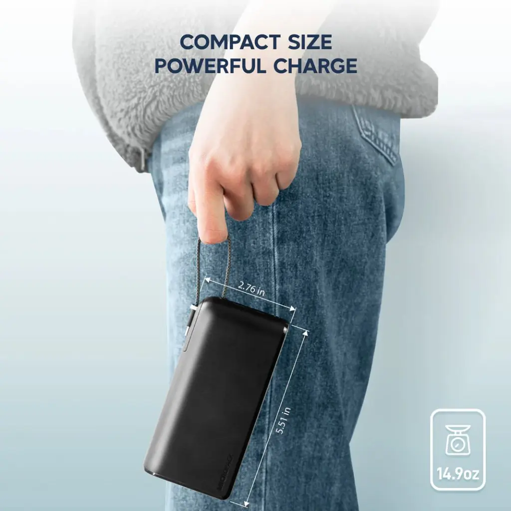 Micropack 20000mAh Built-in Cable Fast Charging Power Bank PB-C20