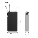 Micropack 20000mAh Built-in Cable Fast Charging Power Bank PB-C20