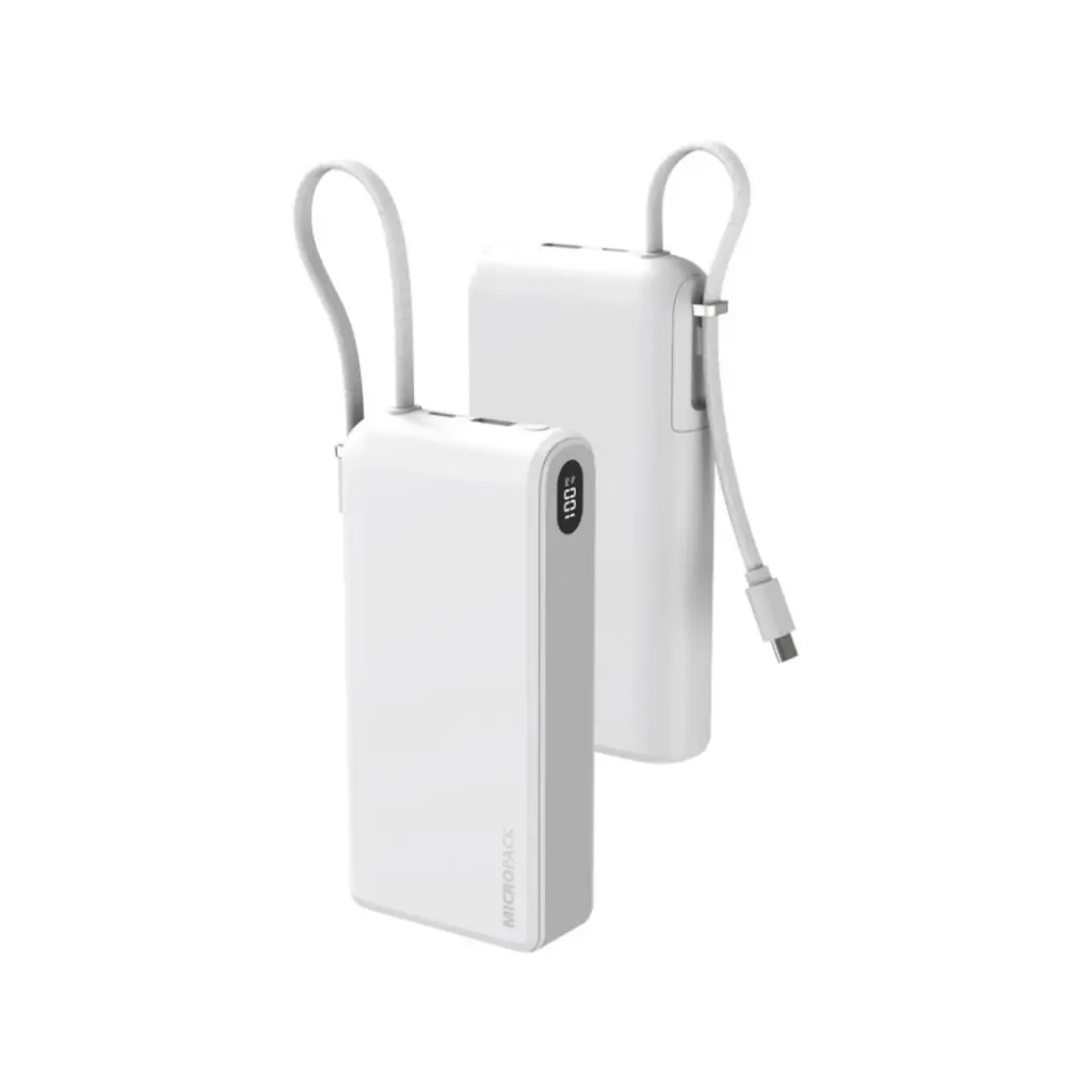Micropack 20000mAh Built-in Cable Fast Charging Power Bank PB-C20