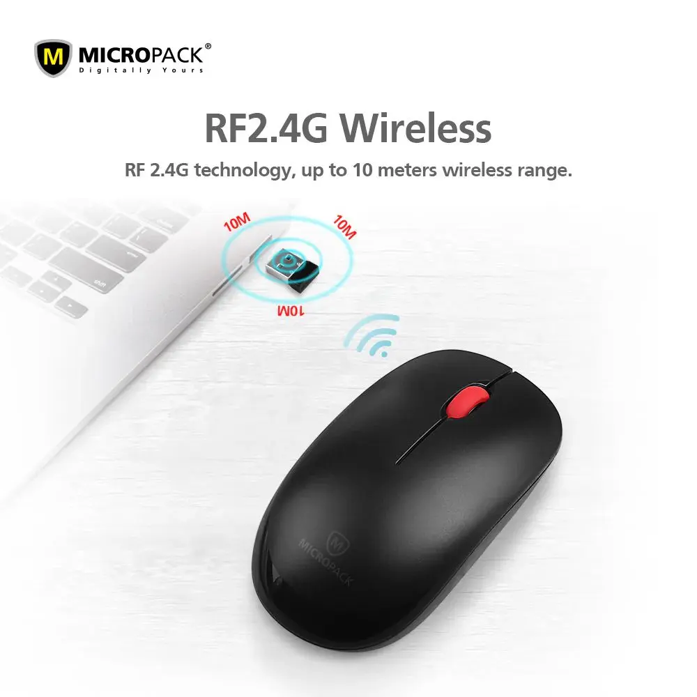 Micropack RF 2.4G USB Wireless Mouse MP-702W