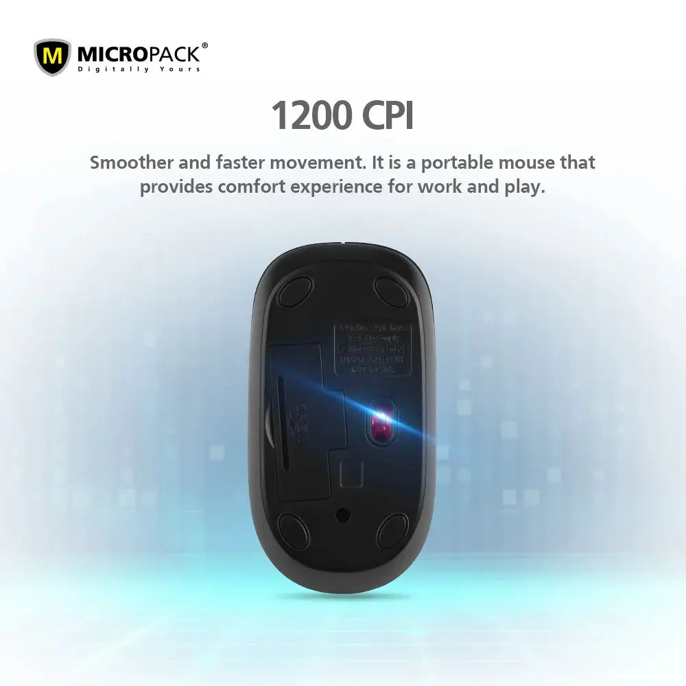 Micropack RF 2.4G USB Wireless Mouse MP-702W