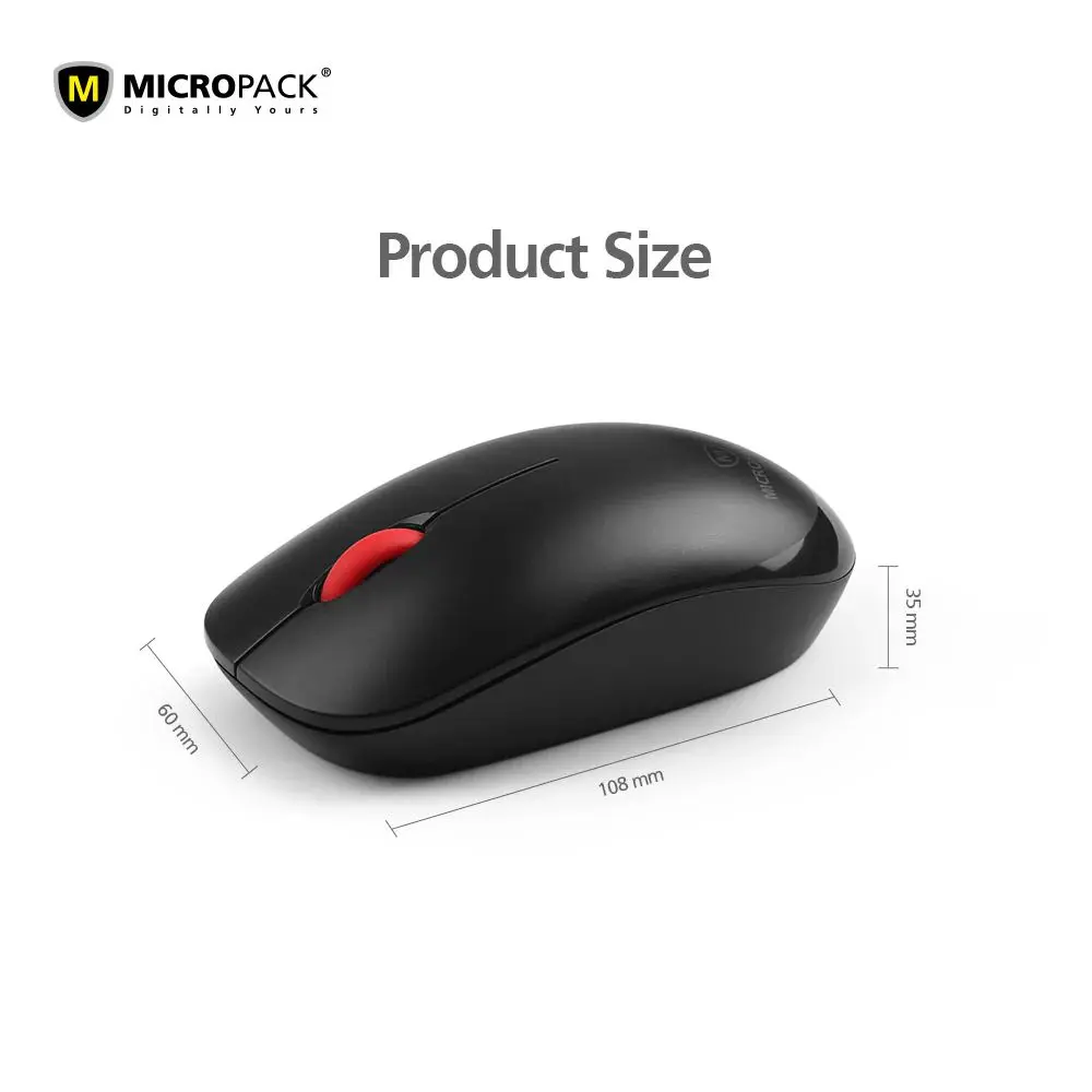Micropack RF 2.4G USB Wireless Mouse MP-702W