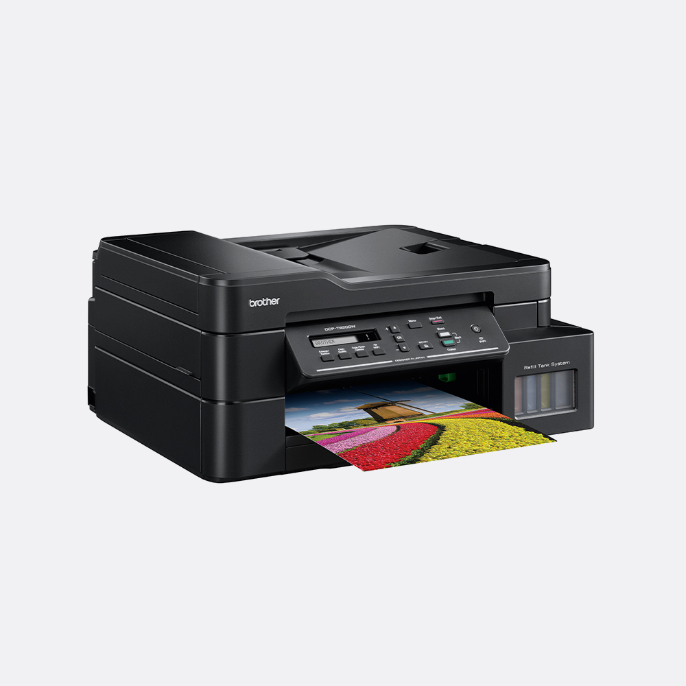 Brother DCP-T820DW All-in-One Refill Ink Tank Printer with Wi-Fi & Auto Duplex Printing