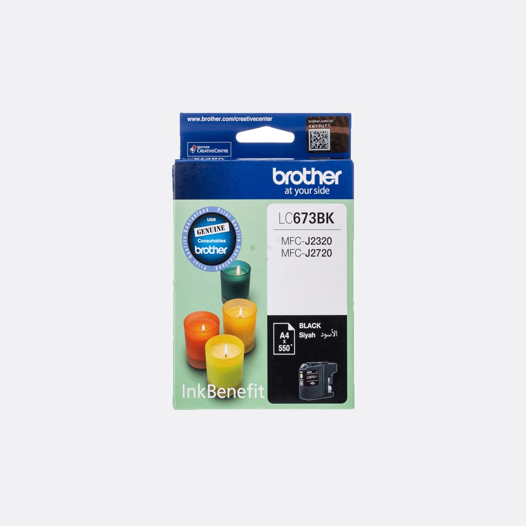 Brother Cart. LC-673BK Ink Cartridge