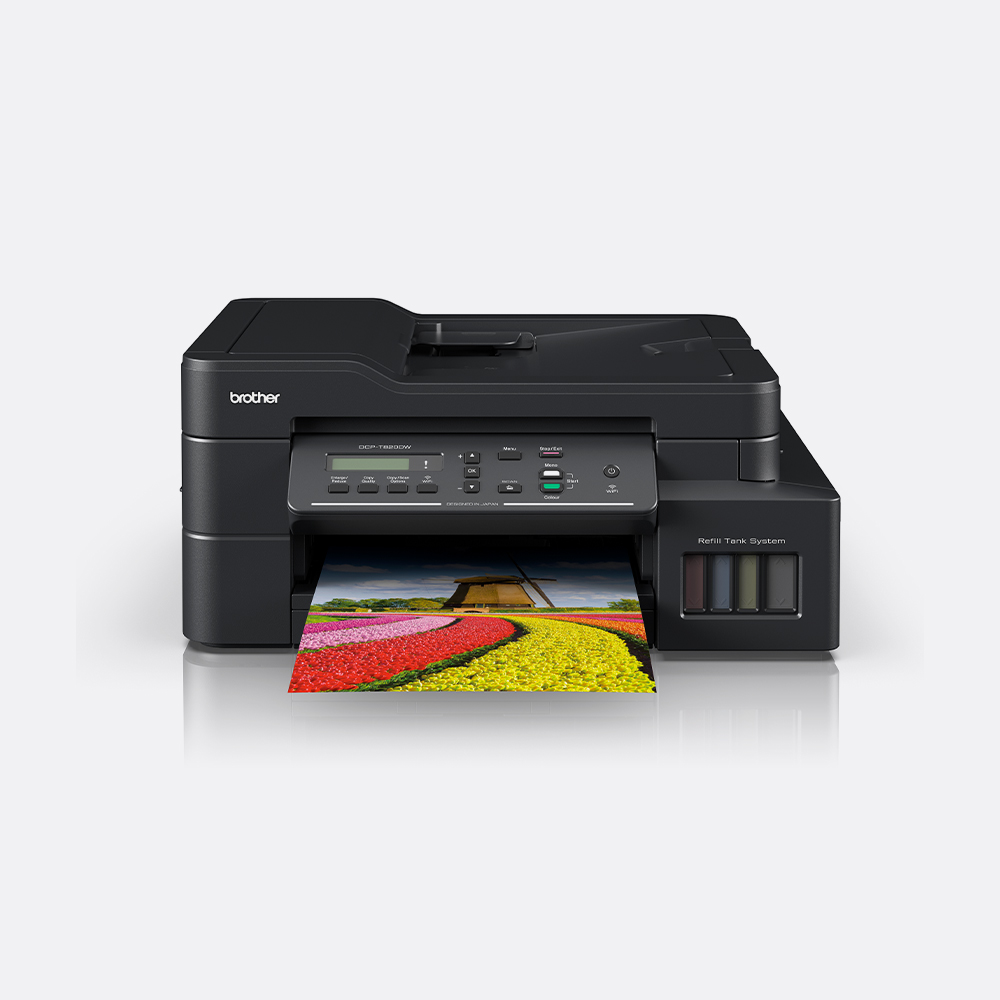 Brother DCP-T820DW All-in-One Refill Ink Tank Printer with Wi-Fi & Auto Duplex Printing