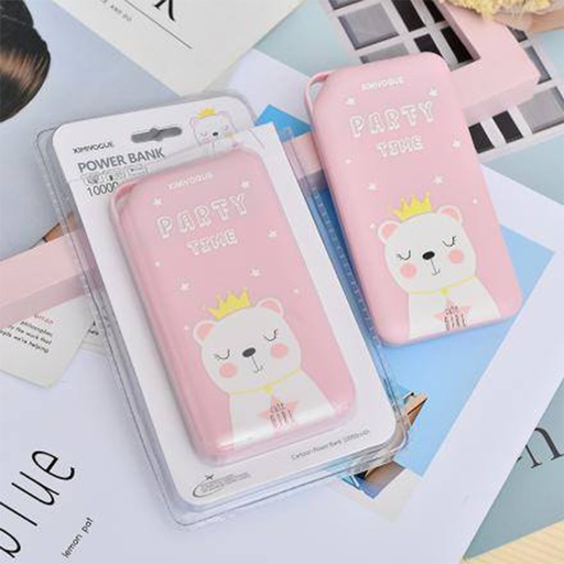 Cartoon Power Bank 10000mAh (Pink)