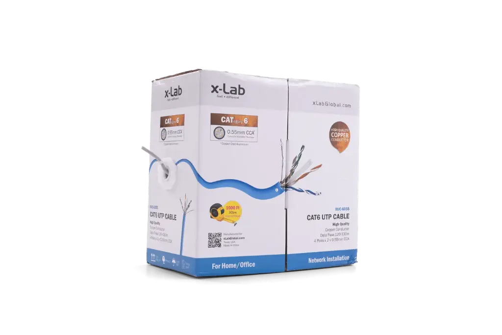 xLab XUC-6055 UTP CAT6 Networking Cable (4pair*2*0.55mm+305mtr)