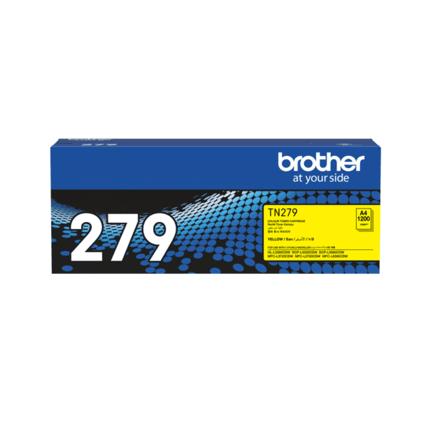 Brother Cart. TN-279XL (2300 pages) Yellow Toner Cartridge