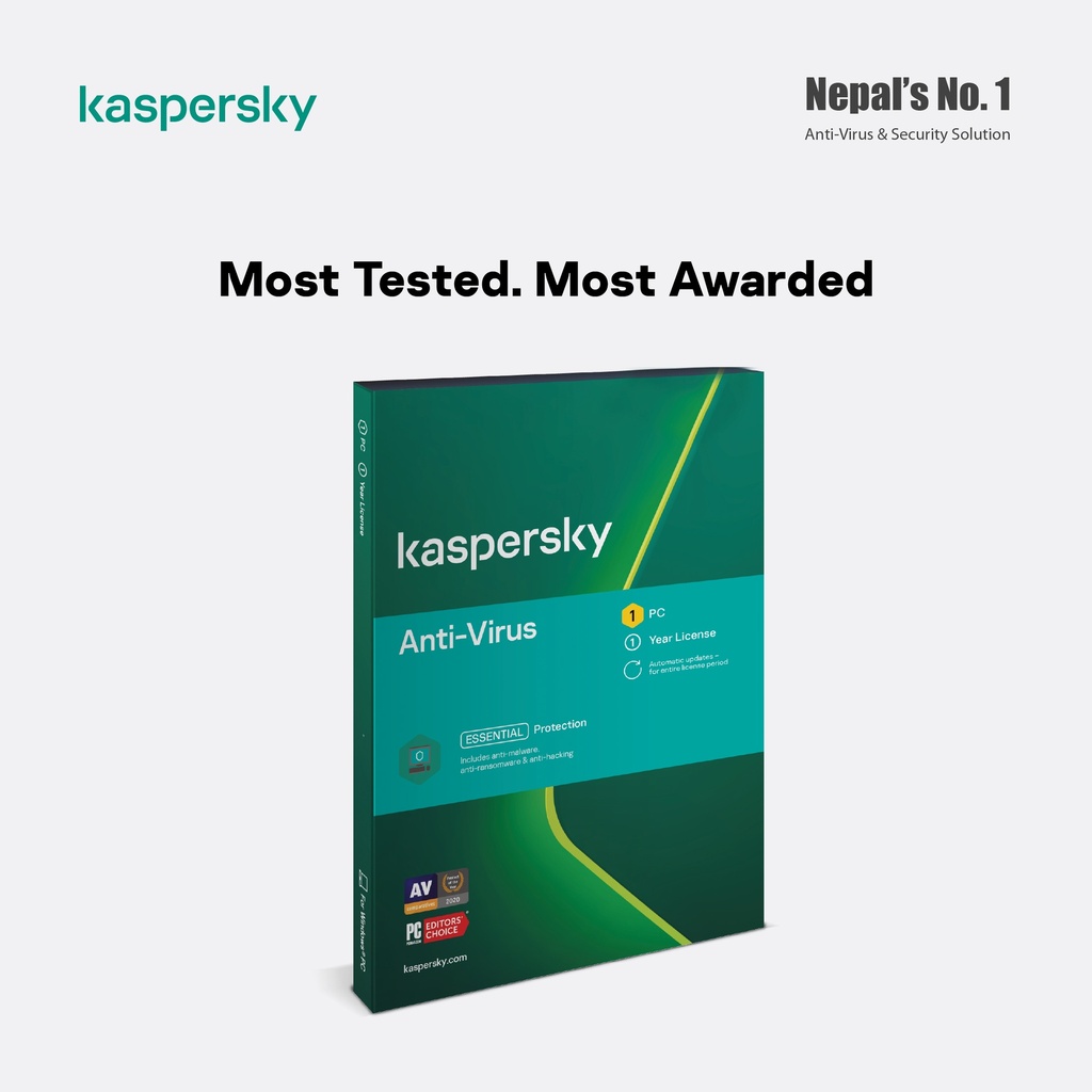 Kaspersky Anti-Virus - 1D, 1Y, 1Key - Digital