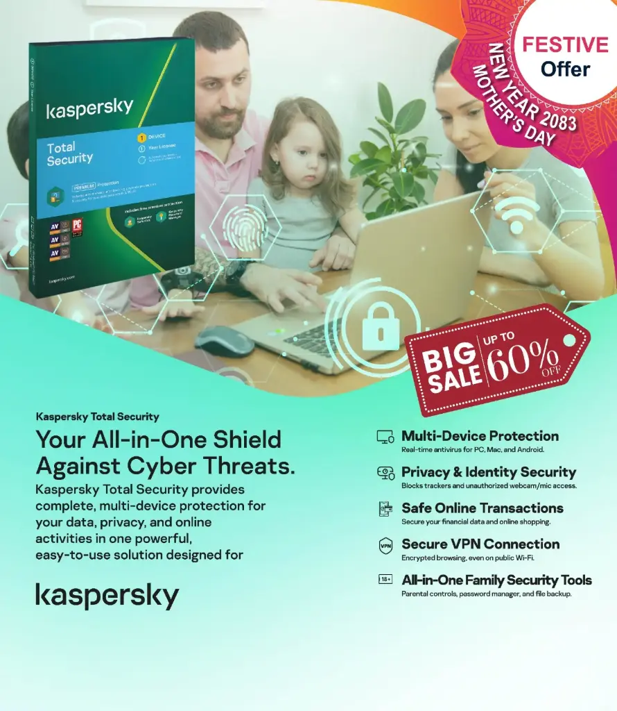 Kaspersky Total Security - 1D, 1Y, 1Key - Digital