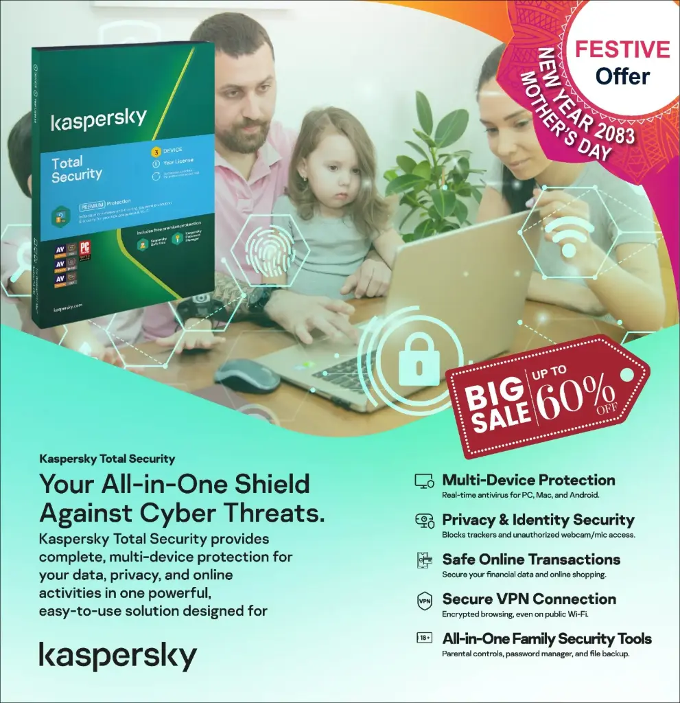 Kaspersky Total Security - 3D, 1Y, 1Key - Digital