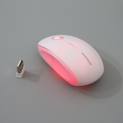 Stylish Wireless Mouse V6 (Light Pink)