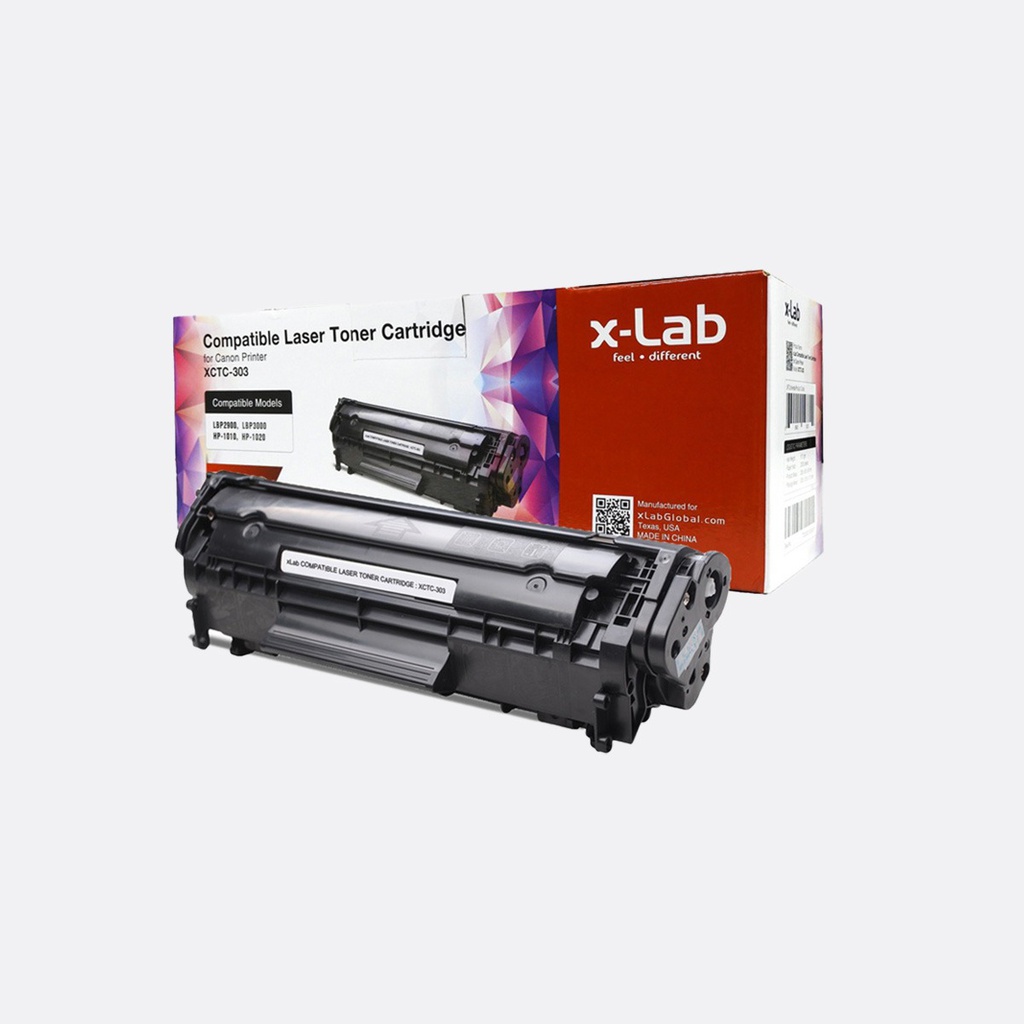 xLab XCTC-303 Compatible Laser Toner Cartridge for Canon Printer
