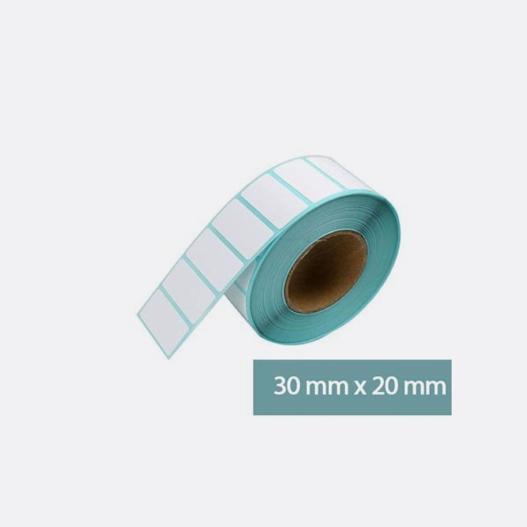 xLab XTL-3020T Thermal Label Stickers Roll, 30mm*20mm*1500