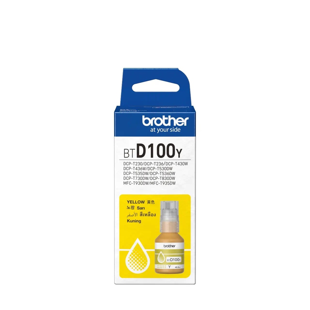 Brother BT-D100Y Yellow Ink Bottle