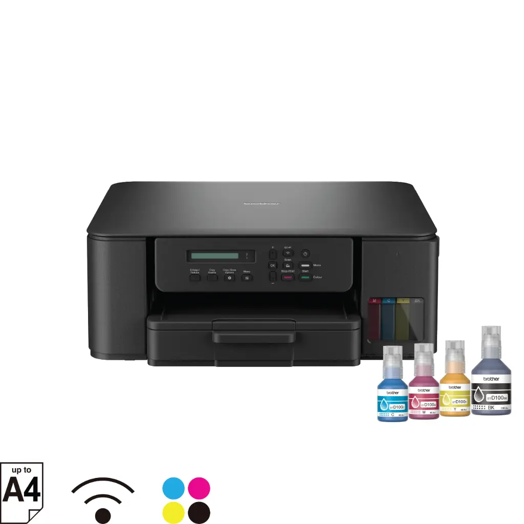 Brother DCP-T530DW 3-in-1 Inktank Printer - Color