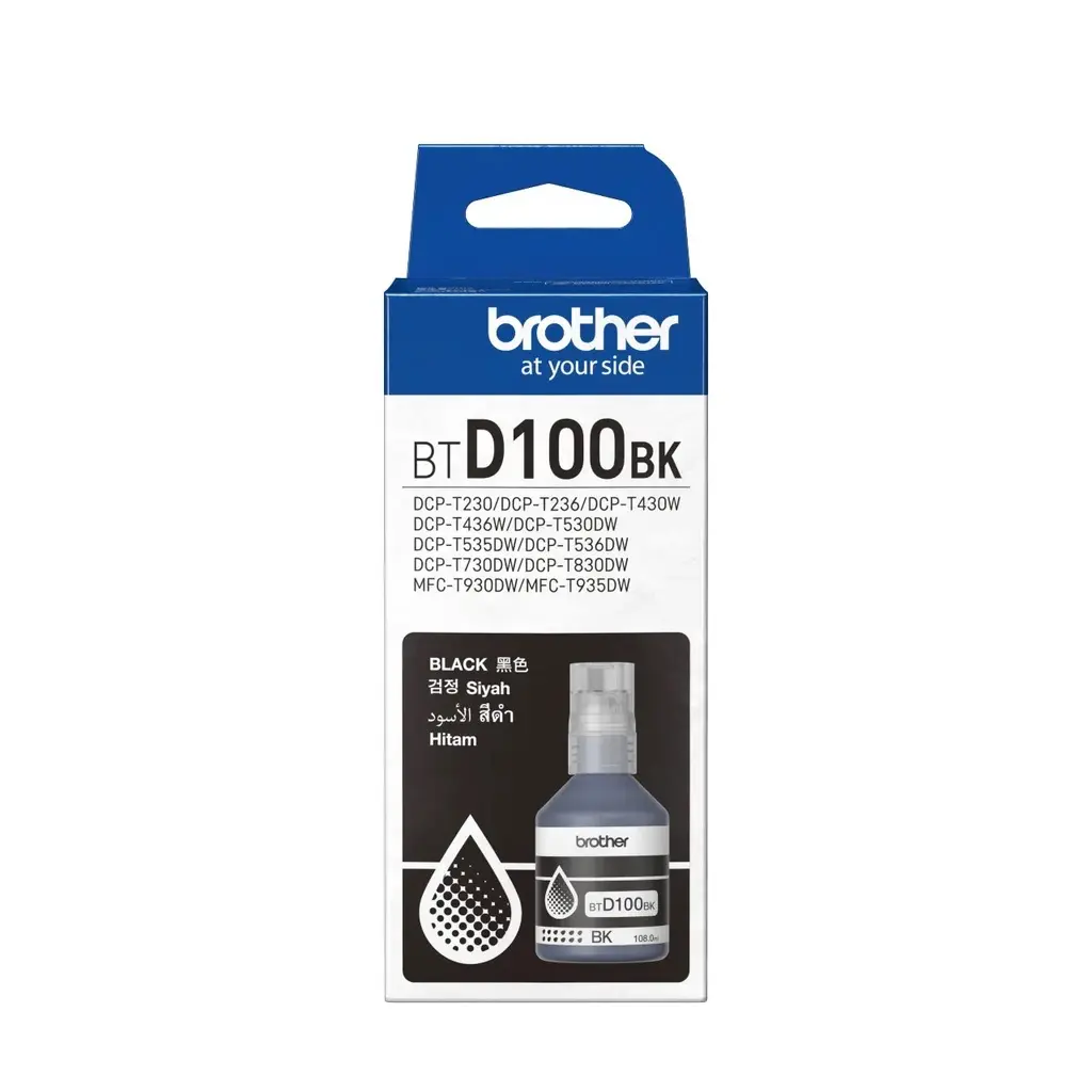 Brother BT-D100BK Black Ink Bottle