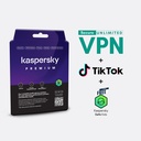 Kaspersky Premium : Unlimited VPN Complete Protection + Safe Kids Free 1 Year