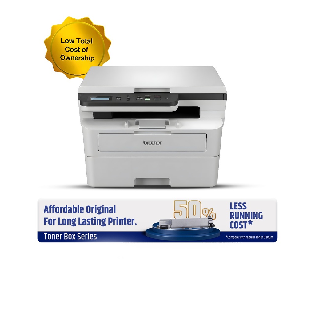 Brother DCP-B7620DW 3-in-1 Laser Printer - Mono