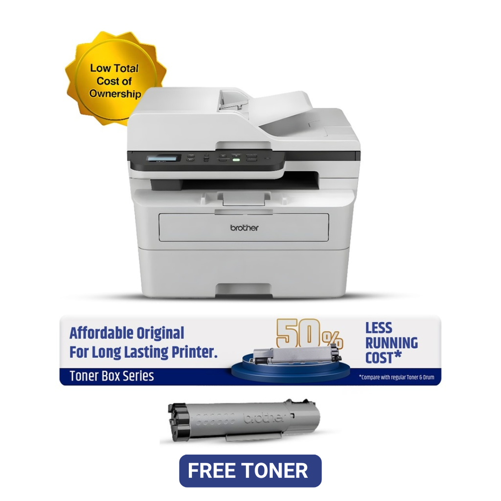 Brother DCP-B7640DW 3-in-1 Laser Printer - Mono