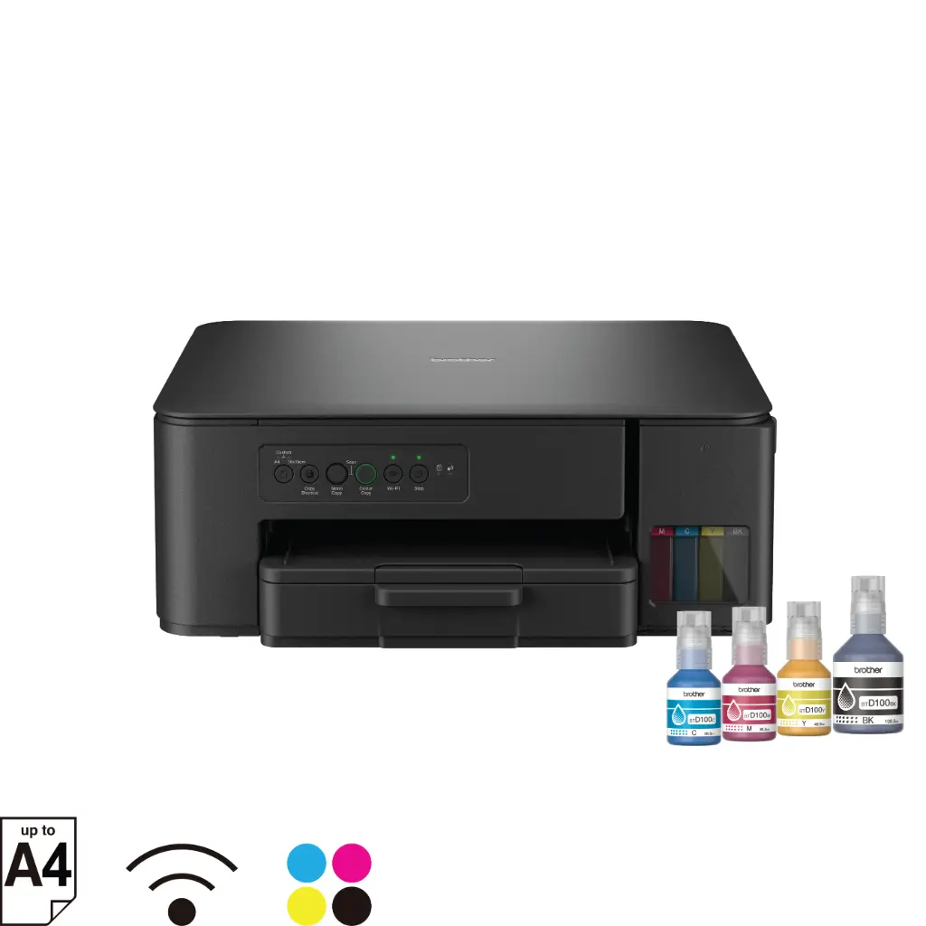 Brother DCP-T430W 3-in-1 Ink Tank Printer - Color 
