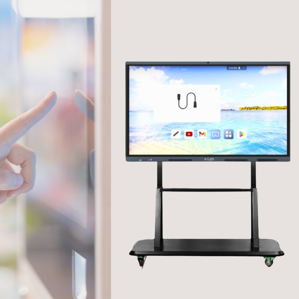 XL-SB6512 - 65 Inch Interactive Smartboard -Android 14.0, 8/128GB, 48mp Camera