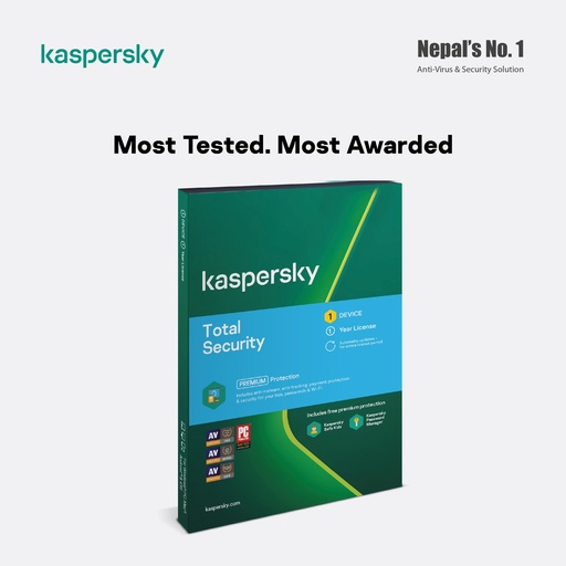 [KTS -1U, 1Y, 1K - Digital] Kaspersky Total Security - 1D, 1Y, 1Key - Digital
