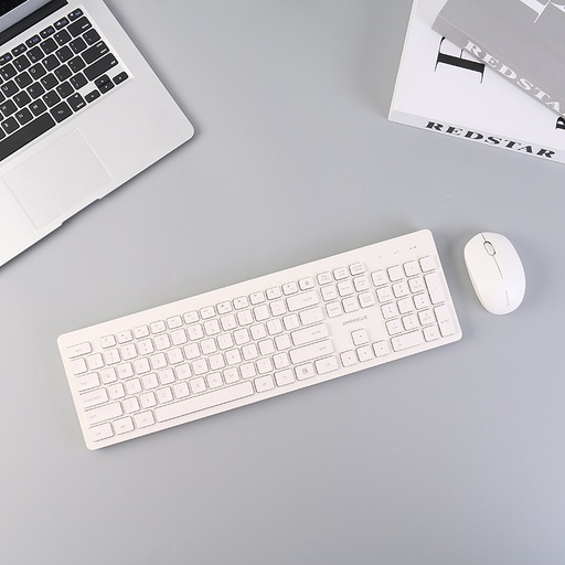 [XVDPCD00313] Wireless Mouse Keyboard Set IK7300 (White)