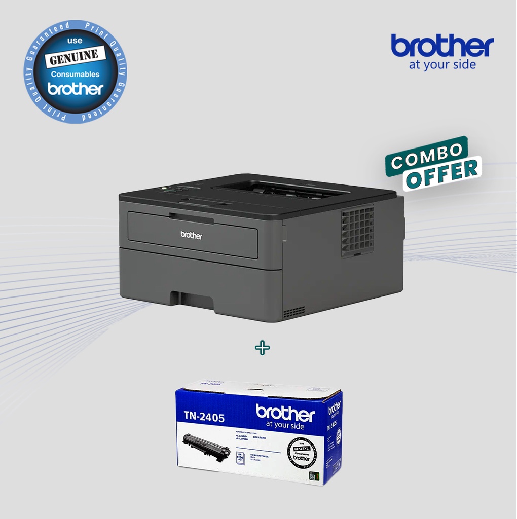 Combo - Brother HL-L2370DN A4 Mono Laser Printer + Genuine Brother TN ...