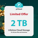 pCloud 2TB - 5 Users Business / Family Lifetime Cloud Storage (Limited Offer 65% + 5% Discount)