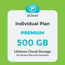 pCloud 500GB - 1 User Lifetime Secure Cloud Storage - Premium Individual Plan (65% Off + 5% Discount)