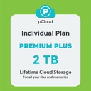 pCloud 2TB - 1 User Lifetime Secure Cloud Storage - Premium Plus Individual Plan (65% Off + 5% Discount)