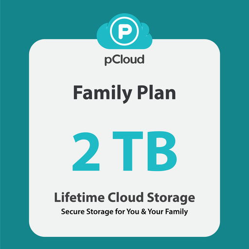 [pCloud2TB_Family] pCloud 2TB - 5 Users Business / Family Lifetime Cloud Storage (65% Off + 5% Discount)