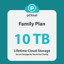 pCloud 10TB - 5 Users Business / Family Lifetime Cloud Storage (80% Off + 5% Discount)