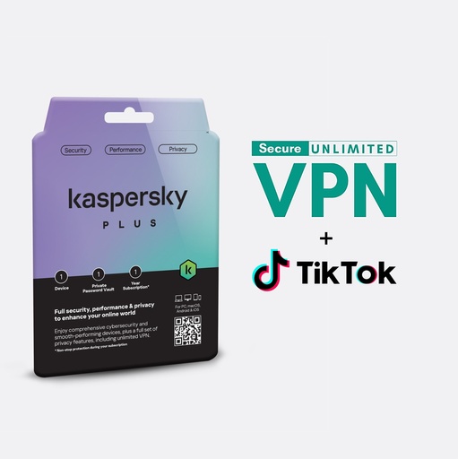 Kaspersky Plus : Unlimited VPN Security Performance and Privacy-Digital