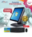 Zonerich ZQ-T9150 POS Terminal with 8GB + 256 GB SSD Non Touch LCD + KM-2005 wired combo mouse and keyboard